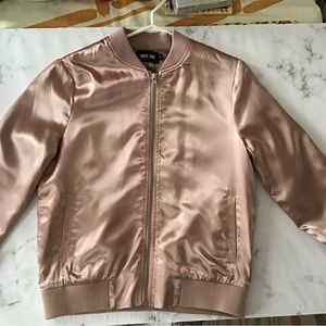 “Only” jacket satin silky texture dusty rose champagne colour, brand new